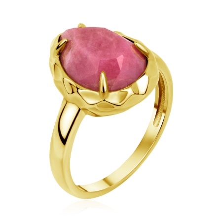 Купить оптом кольцо из серебра с родонитом 1318456416 от Krasnoe