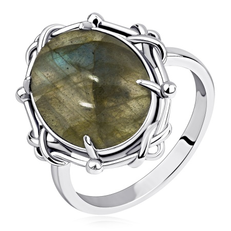 Купить оптом кольцо из серебра с лабрадоритом 1340Л05098 от Krasnoe