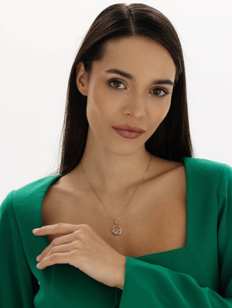 Купить оптом подвеска из серебра с фианитами 3340205981л от Krasnoe