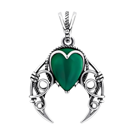 Купить оптом подвеска из серебра с агатом 3310395069-60 от Krasnoe