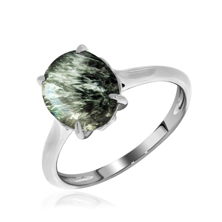 Купить оптом кольцо из серебра с серафинитом 1340920901 от Krasnoe