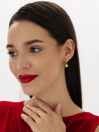 Купить оптом серьги из серебра с ситаллами 2340881799-65 от Krasnoe