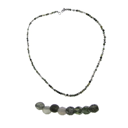 Купить оптом бусы из серебра с агатами 8340396036-45 от Krasnoe