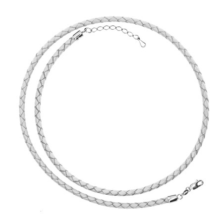 Купить оптом шнурок из серебра без вставок 4340404111-45 от Krasnoe