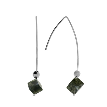 Купить оптом серьги из серебра с агатами 2340391069-61 от Krasnoe