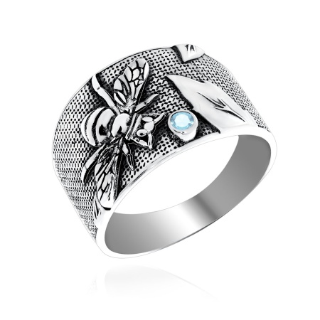 Купить оптом кольцо из серебра с фианитом 1310201771-70 от Krasnoe