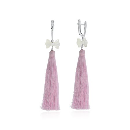 Купить оптом серьги из серебра с перламутрами 2340490518-30 от Krasnoe