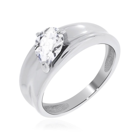 Купить оптом кольцо из серебра с фианитом 1340201672 от Krasnoe