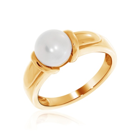 Купить оптом кольцо из серебра с жемчугом 1320050847 от Krasnoe