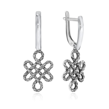 Купить оптом серьги из серебра без вставок 2310401633 от Krasnoe