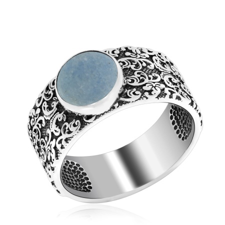 Купить оптом кольцо из серебра с виоланом 1310В01366 от Krasnoe