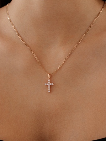 Купить оптом подвеска из серебра с фианитами 3320204679 от Krasnoe