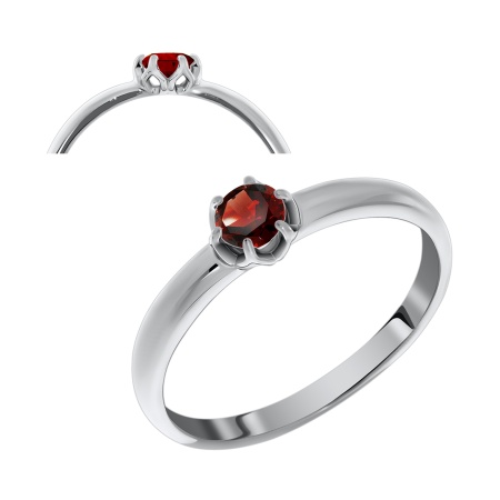 Купить оптом кольцо из серебра с фианитом 1340201021-31 от Krasnoe