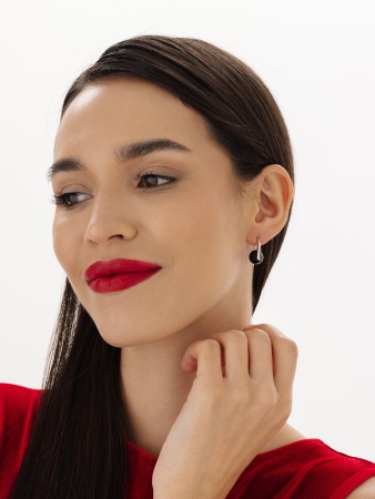 Купить оптом серьги из серебра с агатами 2340394926-20 от Krasnoe