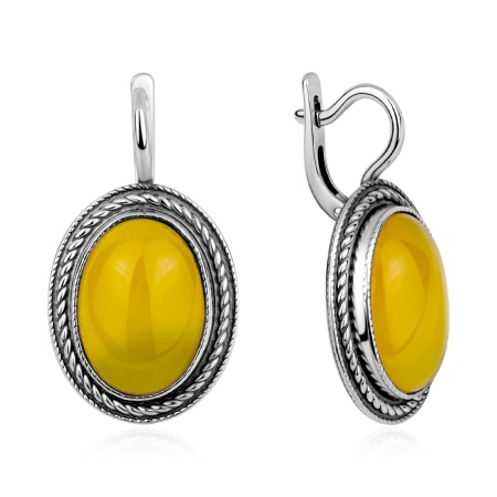 Купить оптом серьги из серебра с агатами 2310395904-50 от Krasnoe