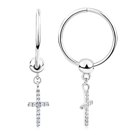 Купить оптом серьги из серебра с фианитами 2340204783л от Krasnoe