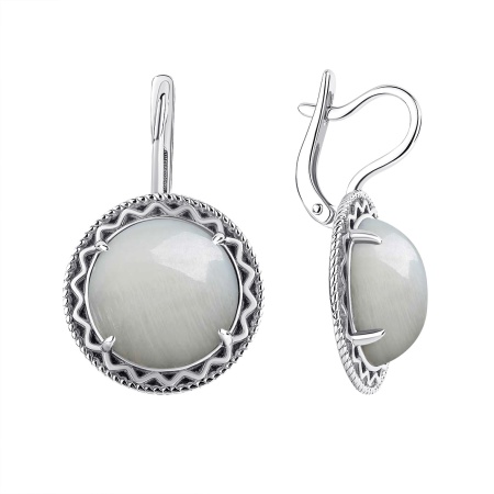 Купить оптом серьги из серебра с перламутрами 2340491999 от Krasnoe