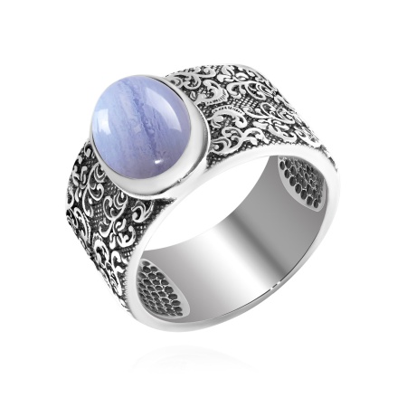 Купить оптом кольцо из серебра с агатом 1310391370-84 от Krasnoe