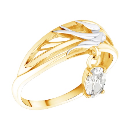 Купить оптом кольцо из серебра с фианитом 1329204603 от Krasnoe