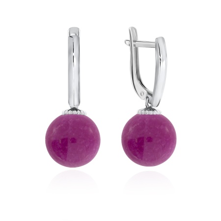 Купить оптом серьги из серебра с агатами 2340390821-37 от Krasnoe