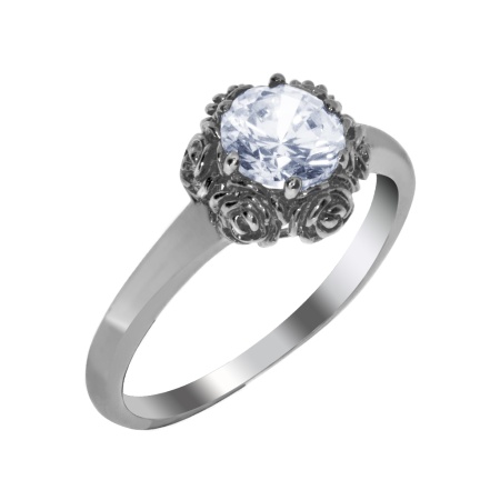 Купить оптом кольцо из серебра с фианитами 1340200060 от Krasnoe