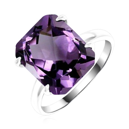 Купить оптом кольцо из серебра с аметистом 1340061971 от Krasnoe