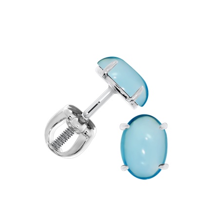 Купить оптом пусеты из серебра с фианитами 2340202320-70 от Krasnoe