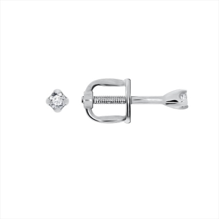 Купить оптом пусеты из серебра с фианитами 2340204081 от Krasnoe