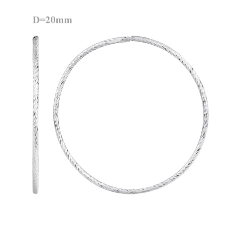 Купить оптом серьги из серебра без вставок 2344402820 от Krasnoe