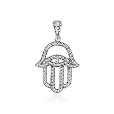 Купить оптом подвеска из серебра с фианитами 3340200350л от Krasnoe