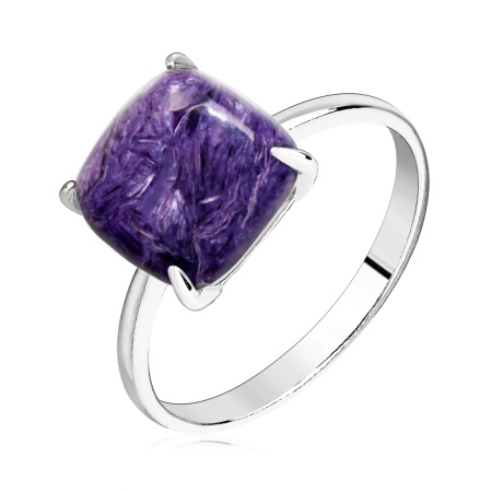 Купить оптом кольцо из серебра с чароитом 1340465041 от Krasnoe