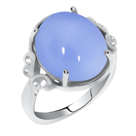 Купить оптом кольцо из серебра с халцедонами 1340600111-70 от Krasnoe