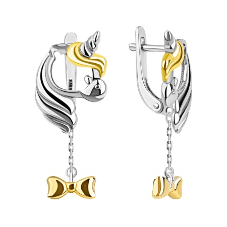 Купить оптом серьги из серебра без вставок 2350405217-9 от Krasnoe