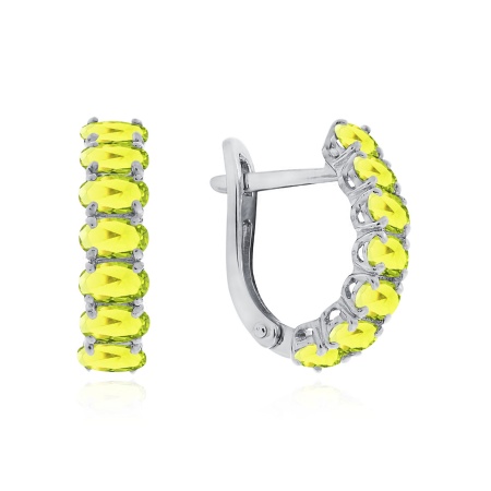 Купить оптом серьги из серебра с кварцем 2340181723-65 от Krasnoe