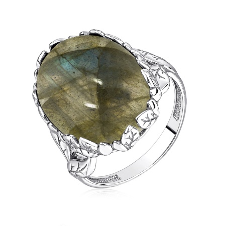 Купить оптом кольца из серебра с лабрадоритом 1340Л01855 от Krasnoe