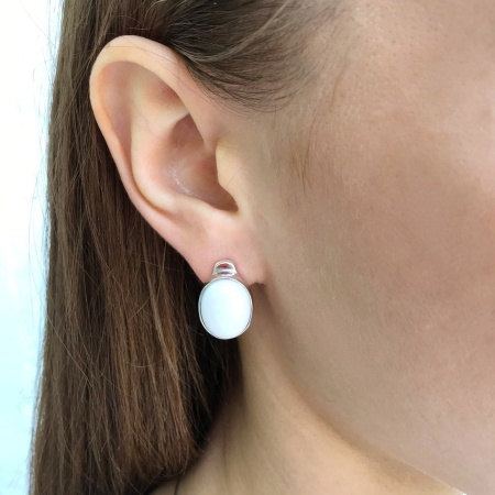 Купить оптом серьги из серебра с агатами 2340390932-10 от Krasnoe