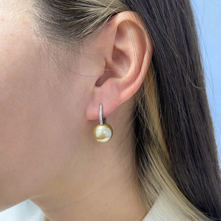 Купить оптом серьги из серебра с жемчугами 2340244318-43 от Krasnoe