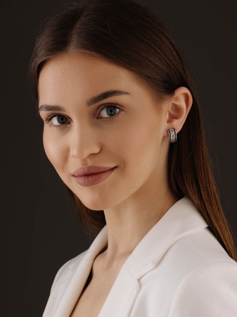 Купить оптом серьги из серебра с ситаллами 2348881322л-20 от Krasnoe