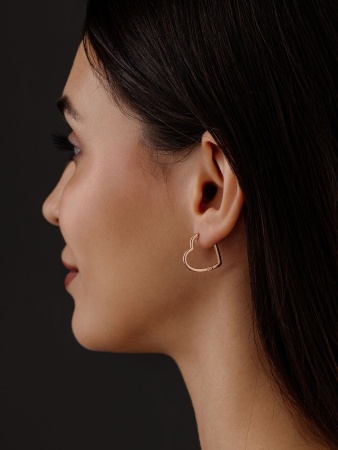 Купить оптом серьги из серебра с фианитами 2320201894-2 от Krasnoe