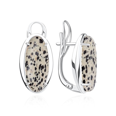 Купить оптом серьги из серебра с яшмой 2340301974-11 от Krasnoe