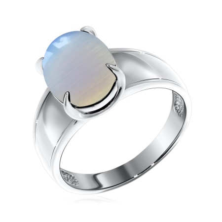 Купить оптом кольцо из серебра с лунным камнем 1340930370 от Krasnoe