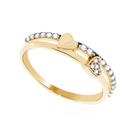 Купить оптом кольцо из серебра с фианитами 1329201560л от Krasnoe