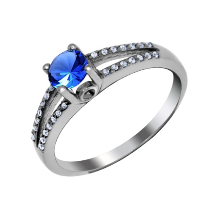 Купить оптом кольцо из серебра с фианитами 1340200008-8 от Krasnoe