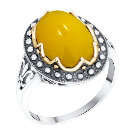 Купить оптом кольцо из серебра с агатом 1317395969-50 от Krasnoe