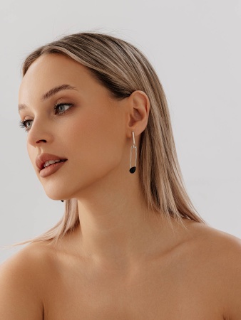 Купить оптом серьги из серебра с агатами 2340391516-20 от Krasnoe