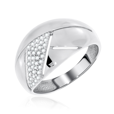 Купить оптом кольцо из серебра с фианитами 1340201135л от Krasnoe