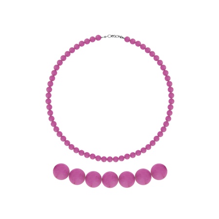 Купить оптом колье из серебра с агатами 8340396086-50 от Krasnoe