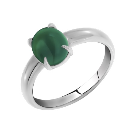 Купить оптом кольцо из серебра с агатом 1340390369-60 от Krasnoe