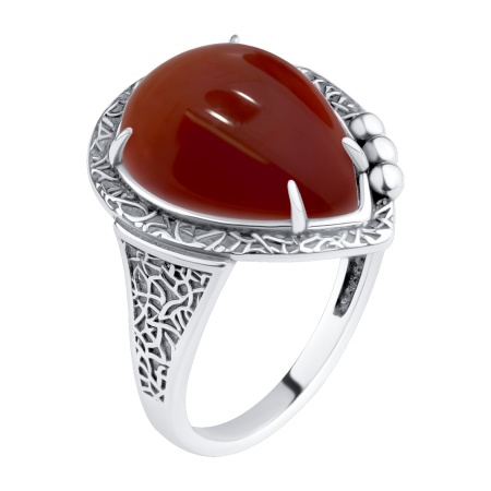 Купить оптом кольцо из серебра с агатом 1310395788-31 от Krasnoe