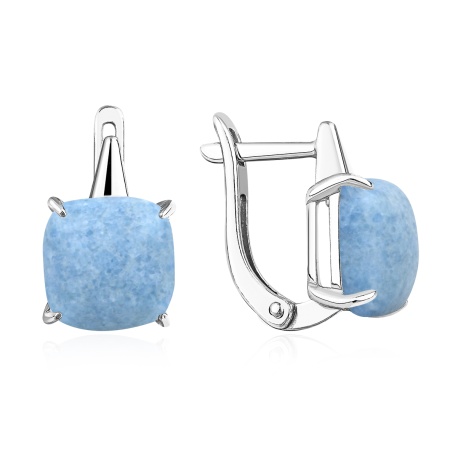 Купить оптом серьги из серебра с виоланами 2340В05041 от Krasnoe